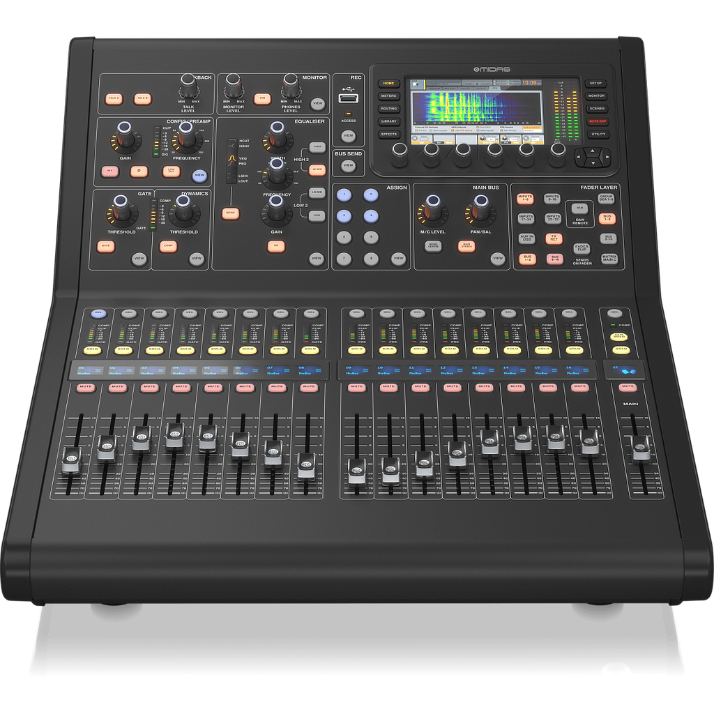 Midas M32R LIVE Digital Console, 40 Input Ch., 16 PRO Mic Preamplifiers & 25 Mix Buses