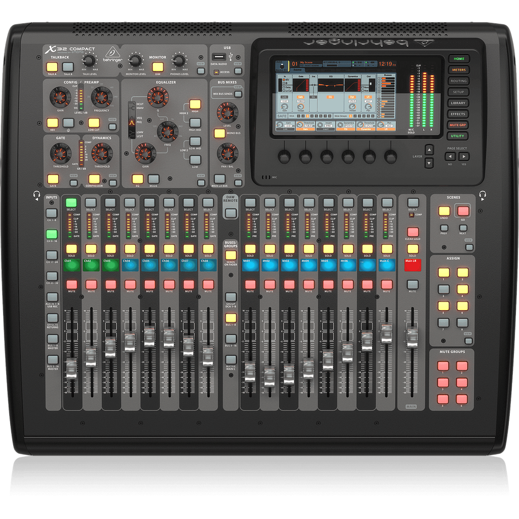 Behringer X32 COMPACT  40-Input, 25-Bus Digital Mixing Console