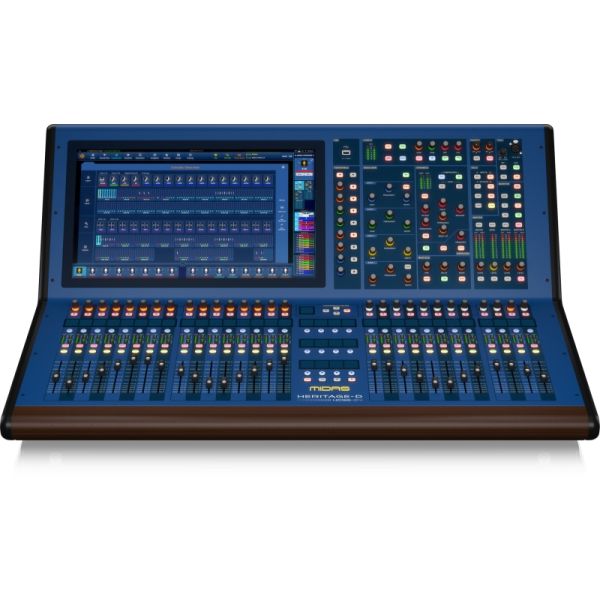MIDAS HD96-24-CC-IP  - Live Digital Console Control Centre with 144 Input Channels,123 Mix Buses, 96 kHz Sample Rate and 21" Touch Screen.
