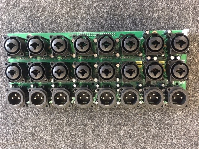 SD16 xlr input PCB