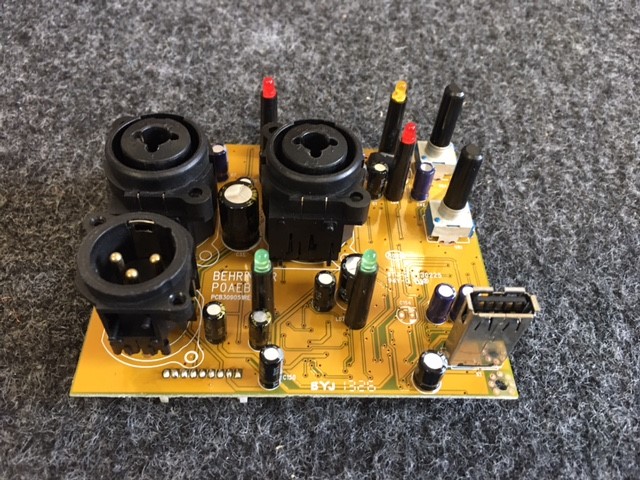 Behringer B115D Input pcb assembly