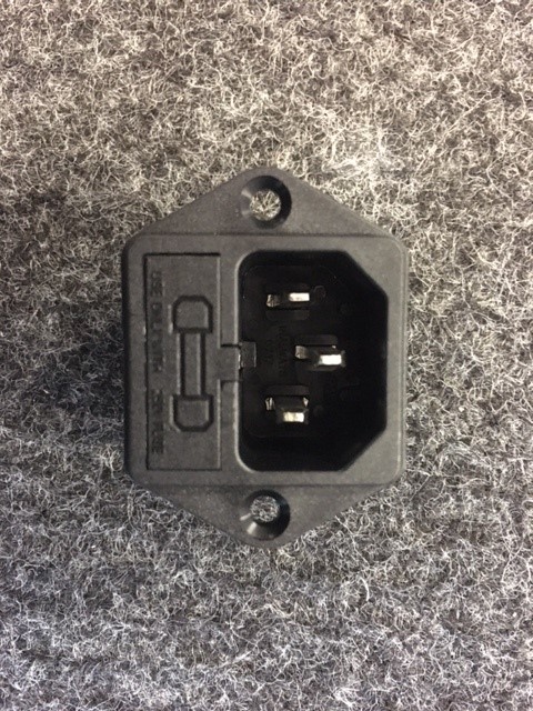 Power AC Socket with fuse holder