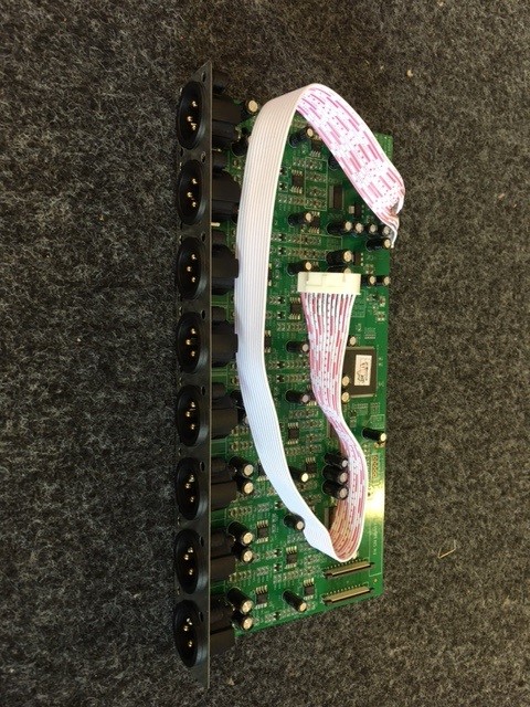 Midas M32 M32 live lower 8 ch out pcb ch9- ch16 with two FPC20