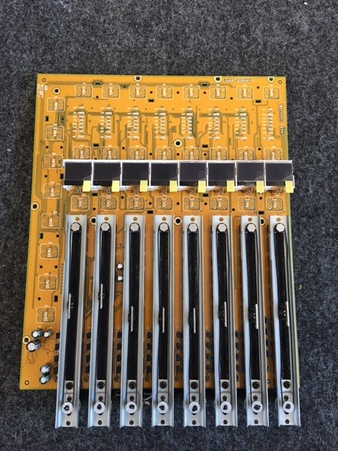 Behringer X32 compact  left fader pcb without plastics.