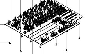 Midas Pro1 Eq output front pcb