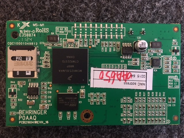 Behringer X32 Producer MCU board