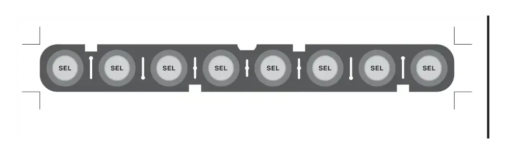 [FK09-00509-000] M32R live M32 live Rubber SEL pads - strip of 8