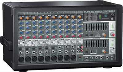 Behringer PMP2000D-EU mixer met versterker