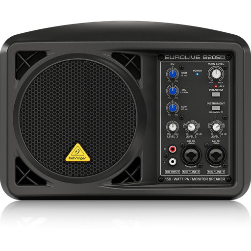[BEH_B205D-EU] Behringer B205D-EU Ultra-Compact 150W PA/Monitor Speaker System -