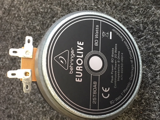 Behringer Tweeter F1320D  E1220  K3000FX K900FX